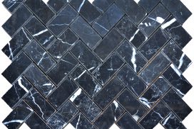 Herringbone - Black Marquina