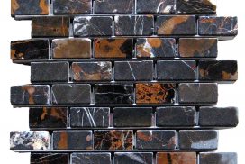 running bond (black & gold)